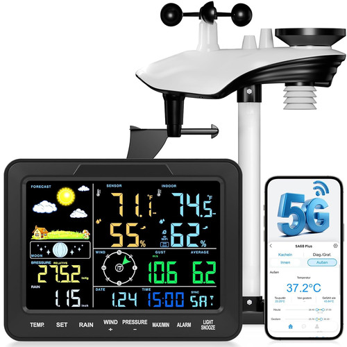 Wlan wetterstation mit - 5g/2,4g,