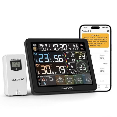 Raddy n80 wlan wetterstation - raddy,