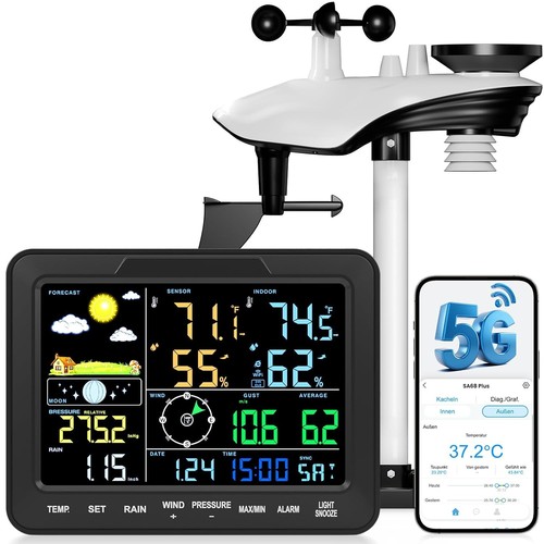 Wlan wetterstation mit - 5g/2.4g,
